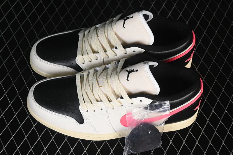 All categories Air Jordan Jordan series basketball shoes Air Jordan 1 Low Air Jordan 1 Low AJ1 Joe 1 meter white black red low-top cultural casual sneakers DC0774-107